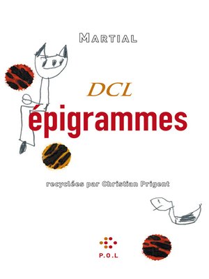 cover image of DCL épigrammes